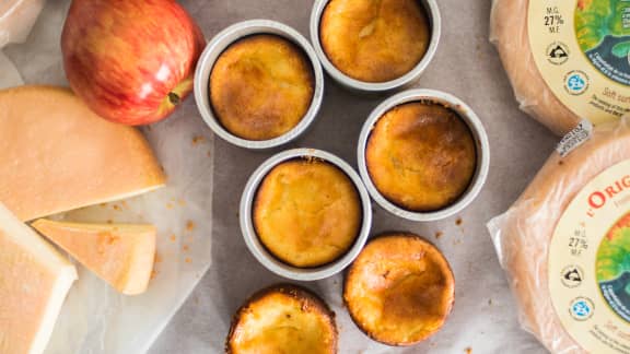 Mini cheesecakes à l'Origine de Charlevoix