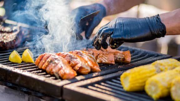 Saumon au BBQ et sa marinade à l'érable