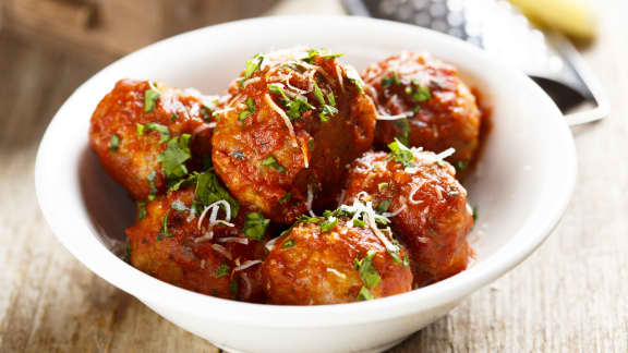 Boulettes de veau au parmesan