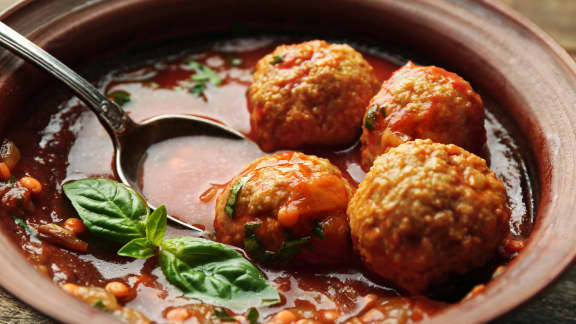 Jeudi : Polpette al sugo