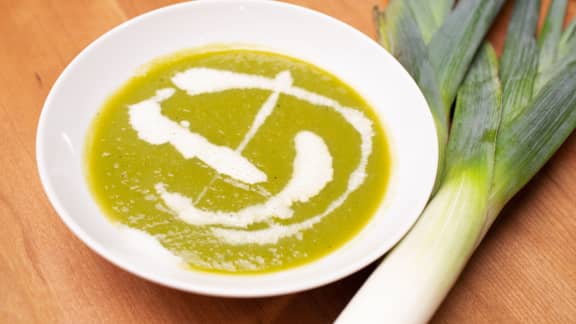 Potage de poireaux