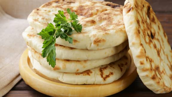 Pain naan au cari