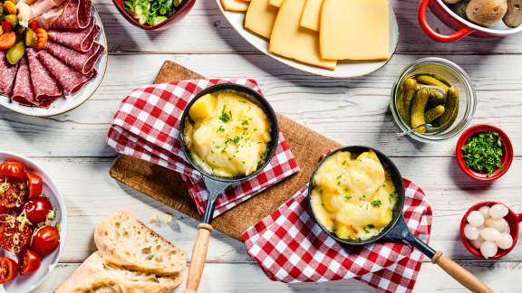 Une raclette pour le déjeuner!