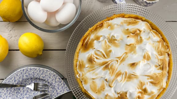 Tarte au citron meringuée