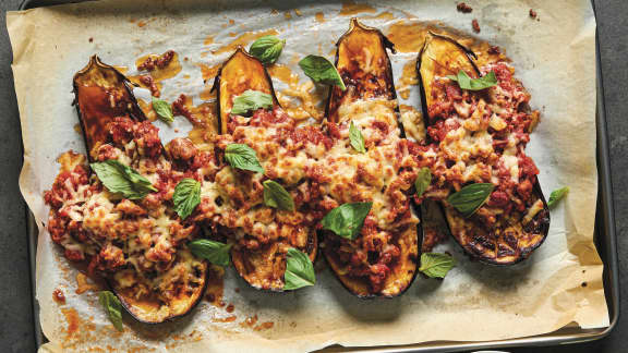 Aubergines parmigiana