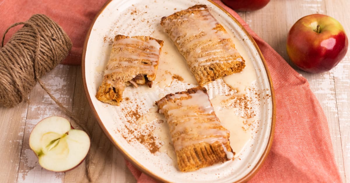 Chaussons aux pommes et à la cannelle au Air Fryer Zeste