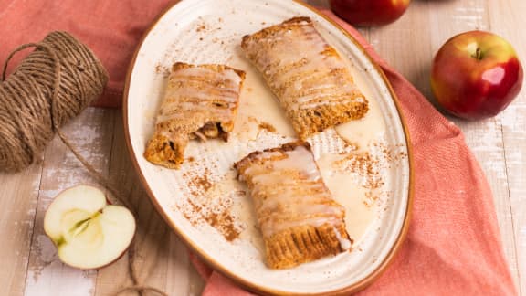 Chaussons aux pommes & à la cannelle au Air Fryer