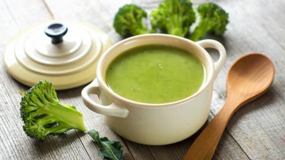 Potage au brocoli