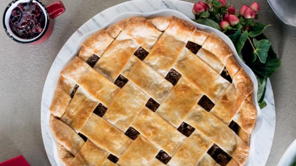 Tourtière végé aux champignons