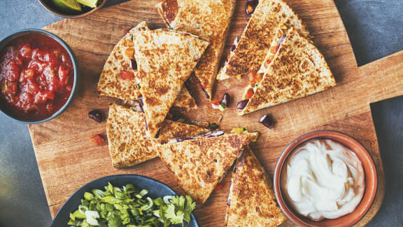 Vendredi : Quesadilla vide-frigo