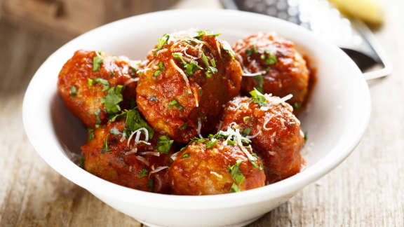 Boulettes de veau au parmesan