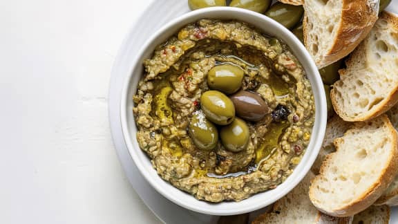 Tapenade d'olives citronnée