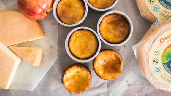 Mini cheesecakes à l'Origine de Charlevoix