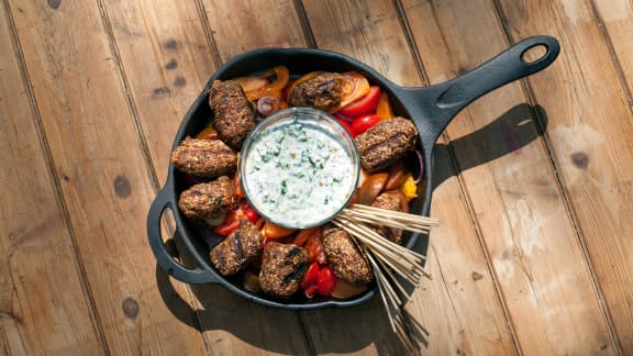Boulettes d’agneau style moyen-oriental
