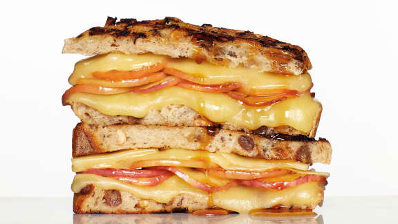 Grilled cheese « cochon »