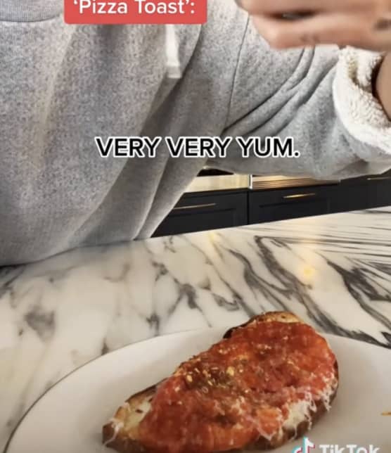 Here's how to make Hailey Bieber's pizza toast recipe
