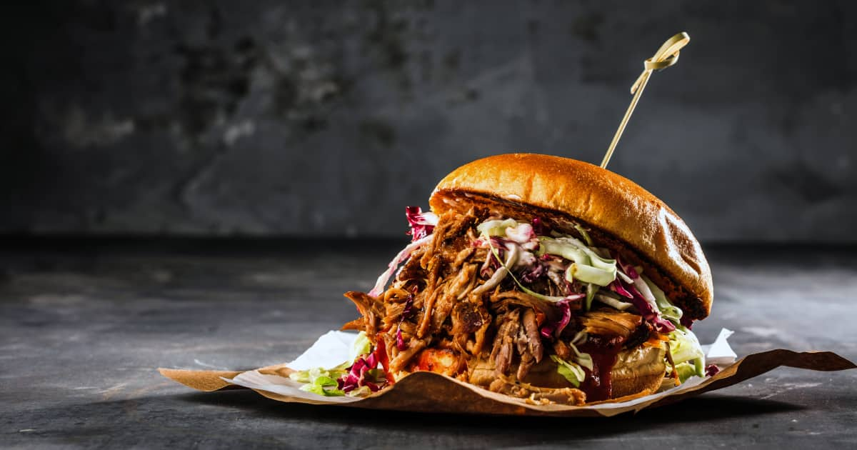 Pulled pork (porc effiloché)