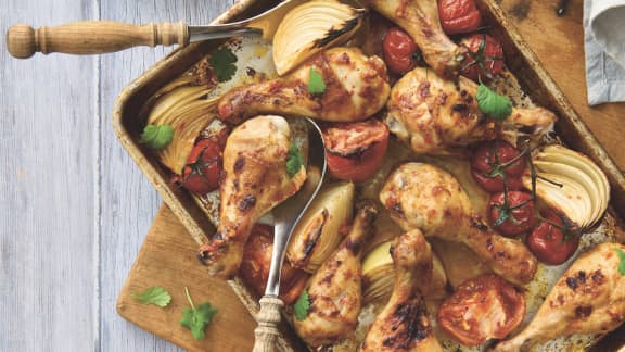 Mardi : Pilons de poulet à la portugaise avec salsa grillée