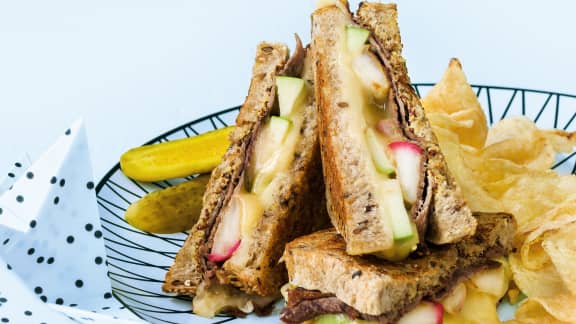 Lundi : Grilled cheese de luxe
