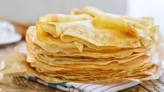 Dimanche matin : Crêpes minces