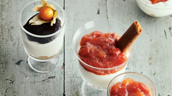 Verrine de gâteau au fromage sans cuisson, Recette de Nutritionniste -  Diététiste