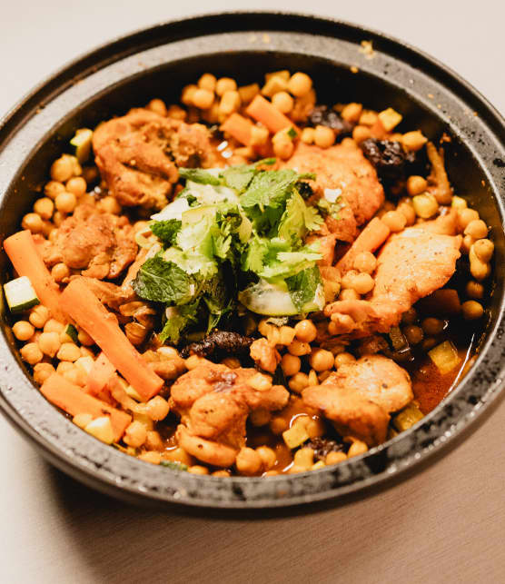 Tajine de poulet aux pruneaux