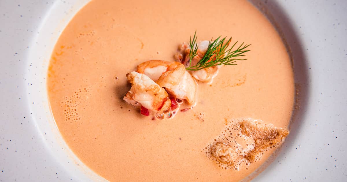Bisque de homard Zeste