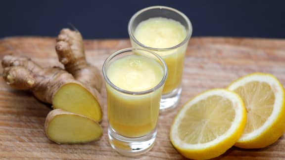 Shot gingembre et citron