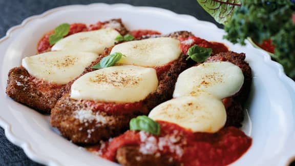 Escalopes de veau parmigiana