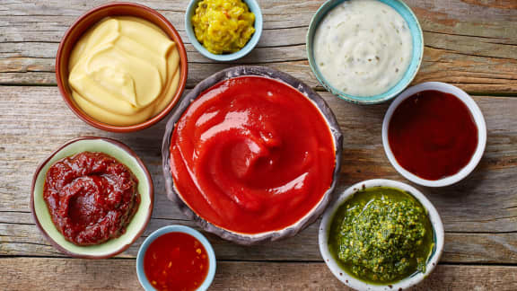 Les sauces et condiments