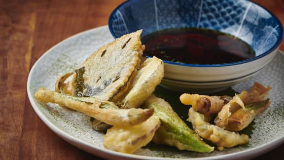 Tempura japonais de légumes