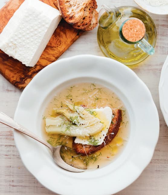 Zuppa Di Finocchio E Ricotta (soupe au fenouil et à la ricotta)
