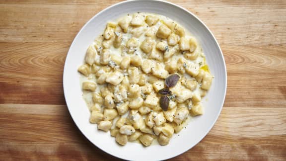 Samedi soir : Gnocchi au bleu du ciel