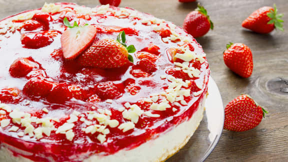 Fraisier revisité (sans gluten)