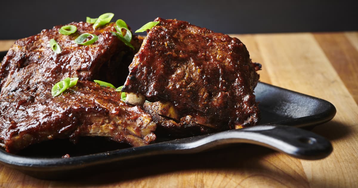 Côtes levées à la sauce barbecue Zeste