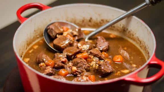 Boeuf braisé à la bière noire à la mijoteuse