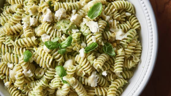 Mercredi : Pâtes au pesto de brocoli