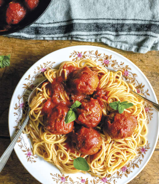 Spaghetti aux boulettes