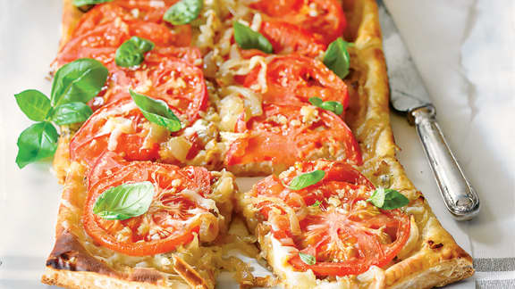 Tarte à la tomate et au fromage Oka