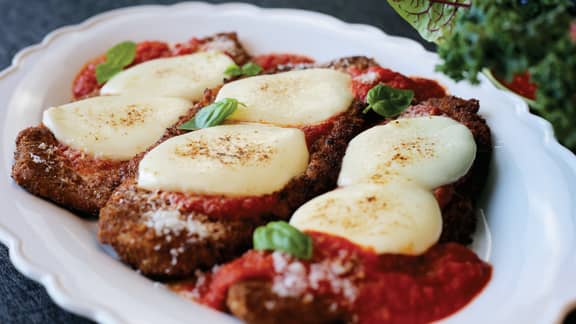 Escalopes de veau parmigiana