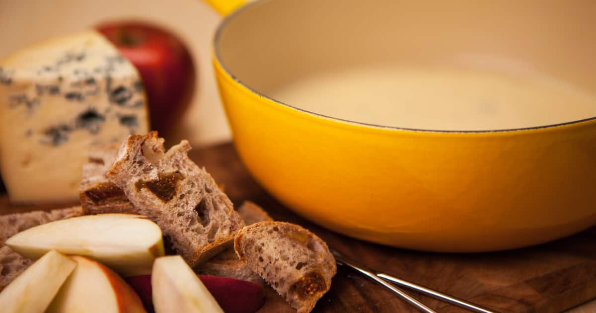 Recette de fondue au fromage bleu Zeste