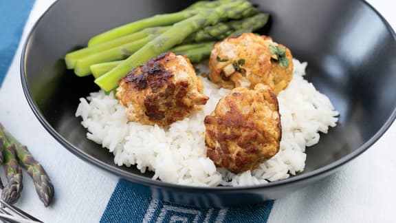 Vendredi : Boulettes de porc au cari