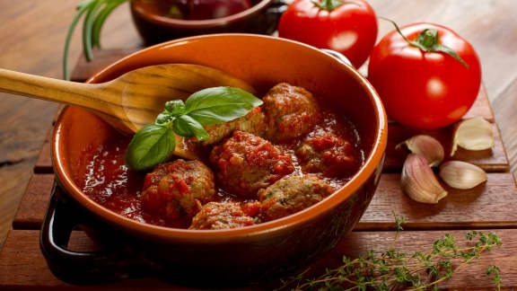 Boulettes à la sauce tomate