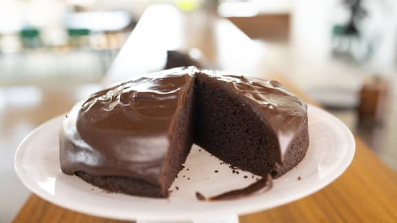 Gâteau au chocolat et à la bière