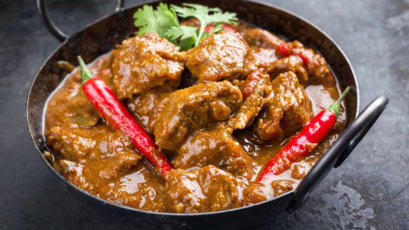 Cari d'agneau à l'indienne