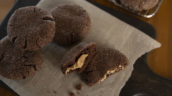 Biscuits au chocolat et beurre d’arachide