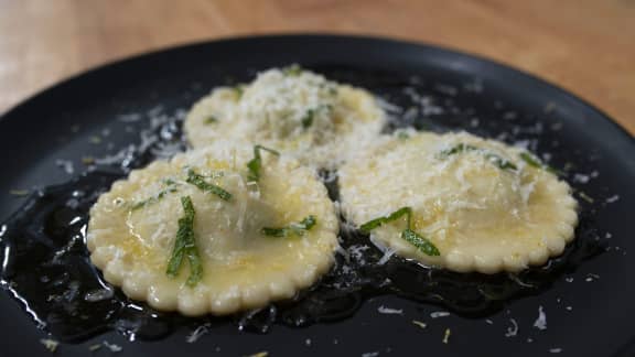 Medaglioni à la ricotta et aux épinards