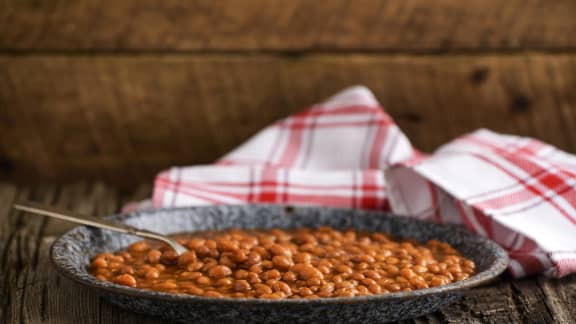 Fèves au lard traditionnelles