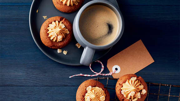 Biscuits aux épices et fromage à la crème