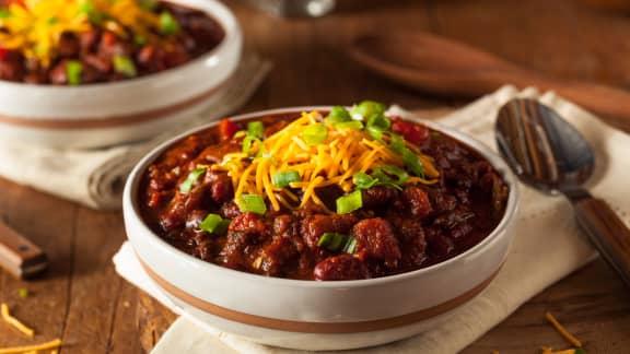 Chili express à la sauce à spaghetti